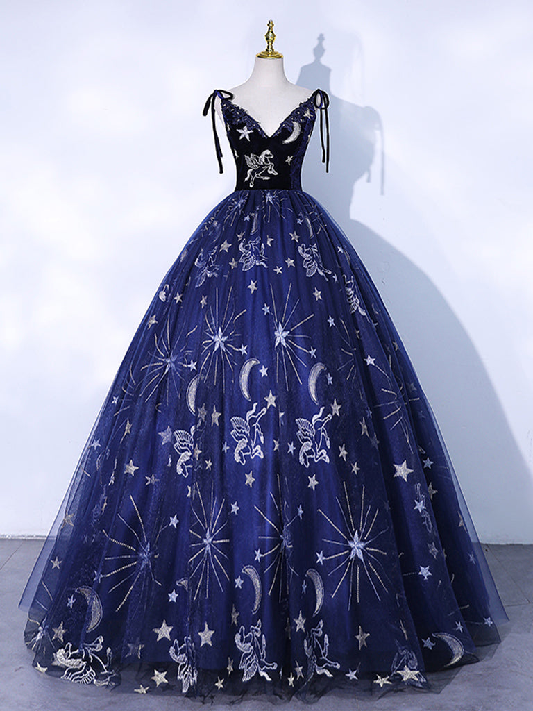 Formal Galaxy Dress Plus