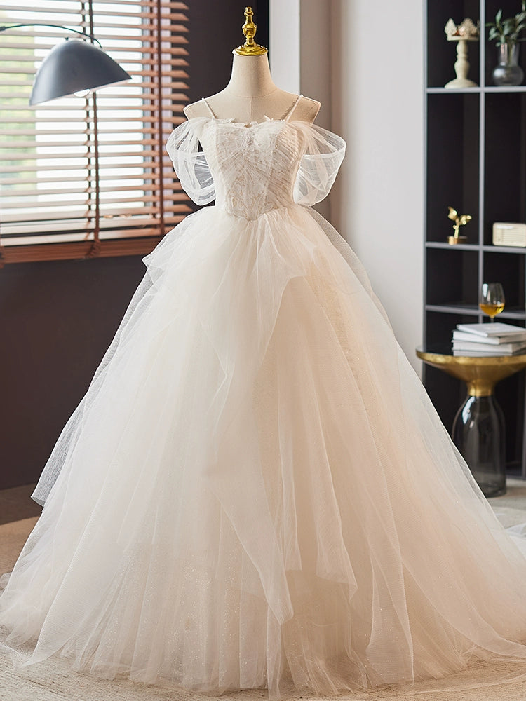 White A-Line Sweetheart Neck Lace Tulle Long Prom Dress, White Long Fo – dresstby White A-Line Sweetheart Neck Lace Tulle Long Prom Dress, White Long Fo – dresstby