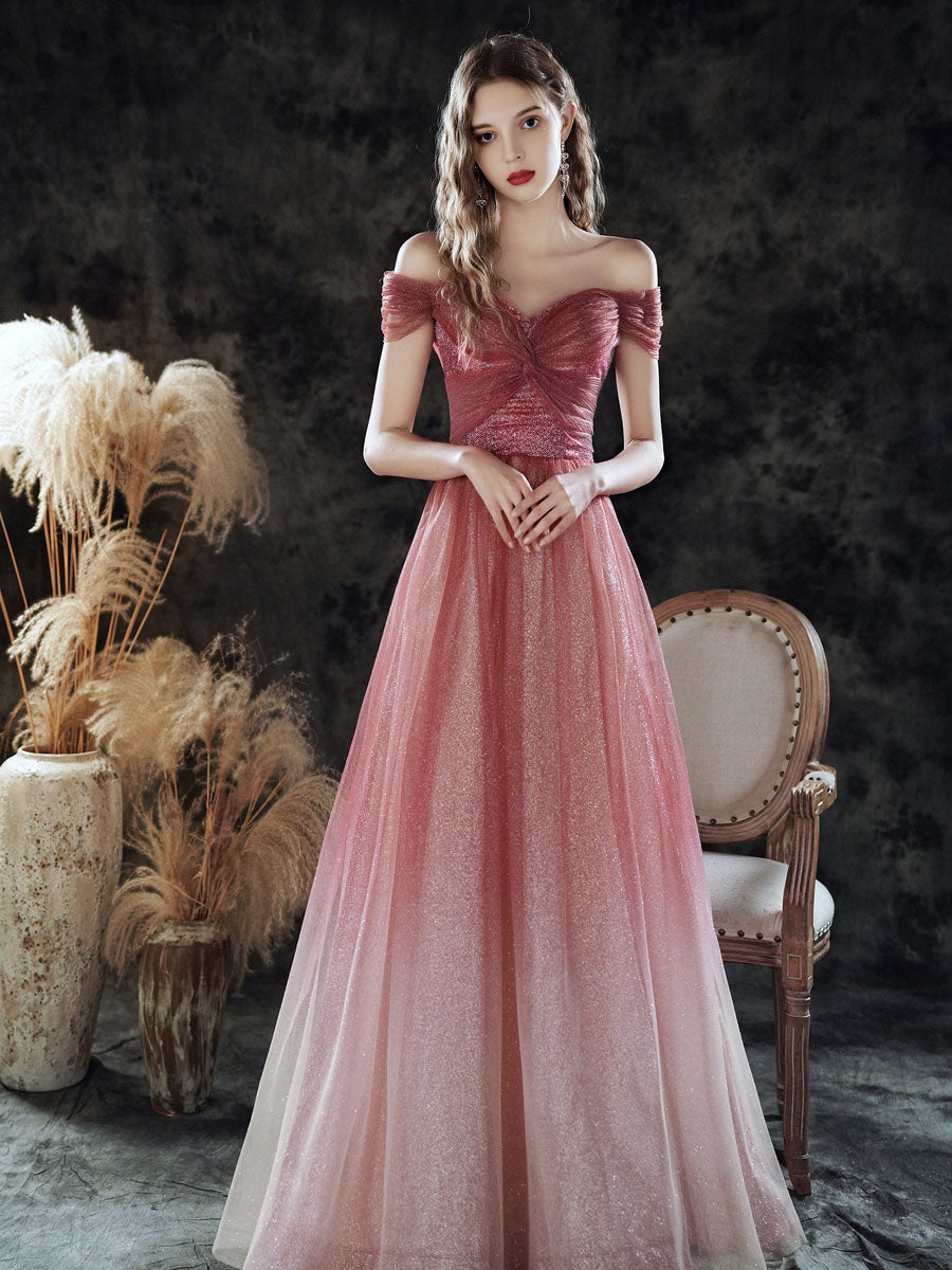 Burgundy sweetheart tulle sequin long prom dress, burgundy evening dre dresstby Burgundy sweetheart tulle sequin long prom dress, burgundy evening dre dresstby