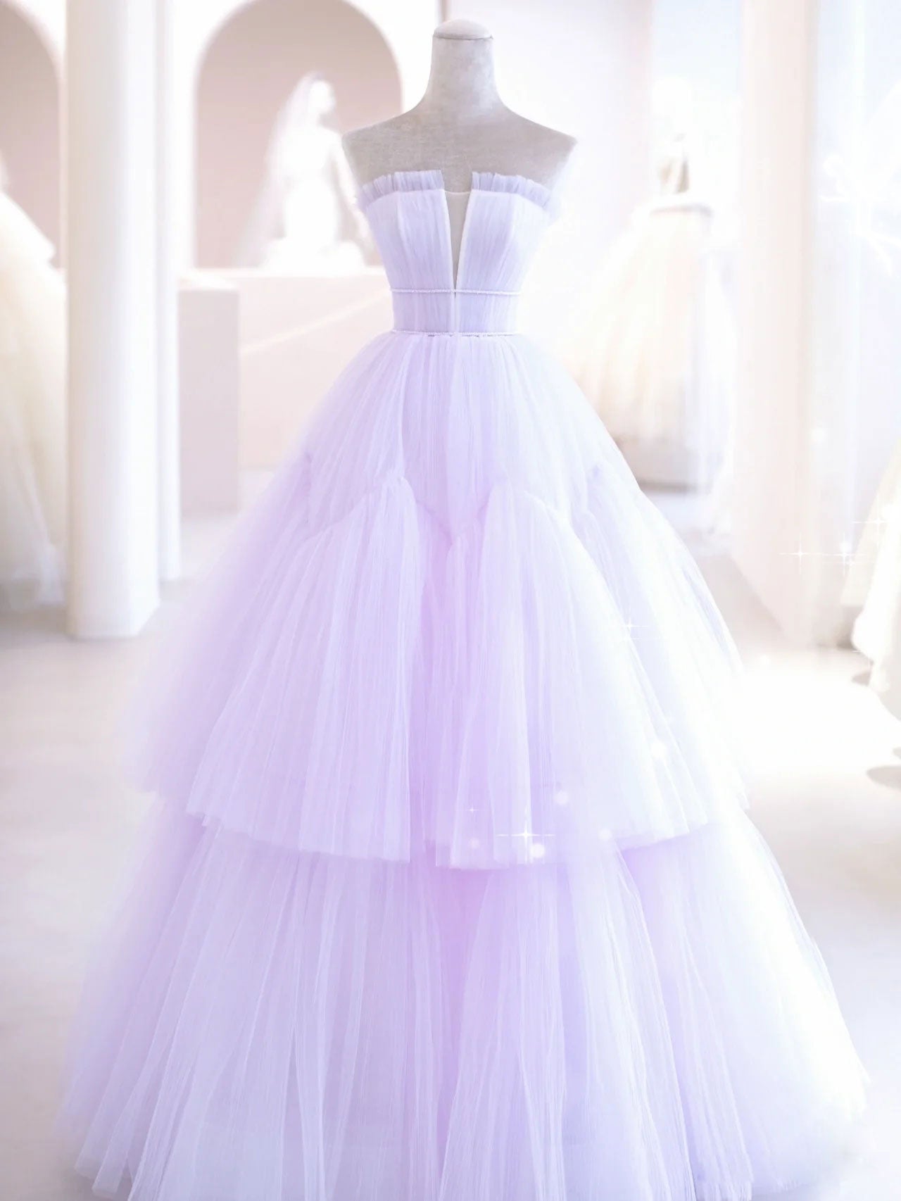 light purple formal dress Long Wrap Dress, Bridesmaid Dress, Cocktail Dress, Wedding Guest Dress, Maxi Party Dress, Dress, Prom Light Purple Prom Dress Off
