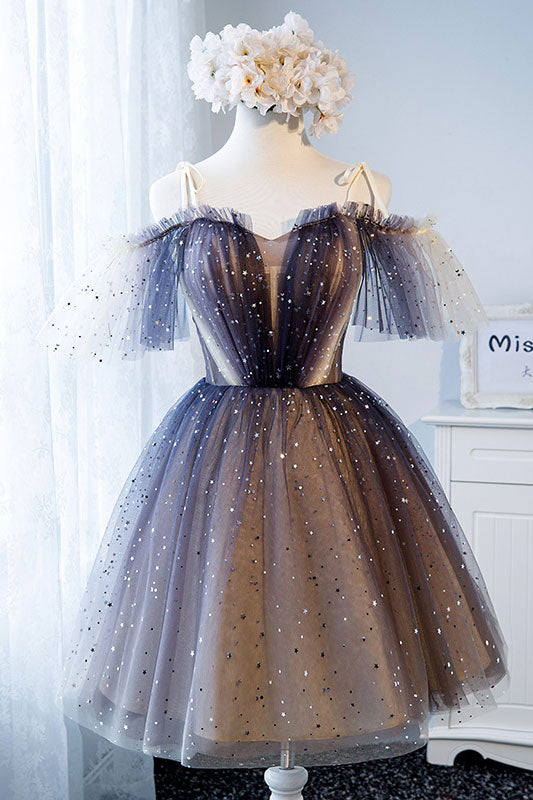 unique tulle short prom dress, tulle homecoming dress unique tulle short prom dress, tulle homecoming dress