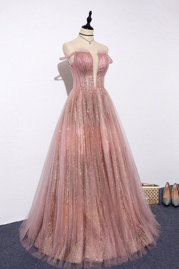 Blue tulle long prom dress blue tulle formal dress