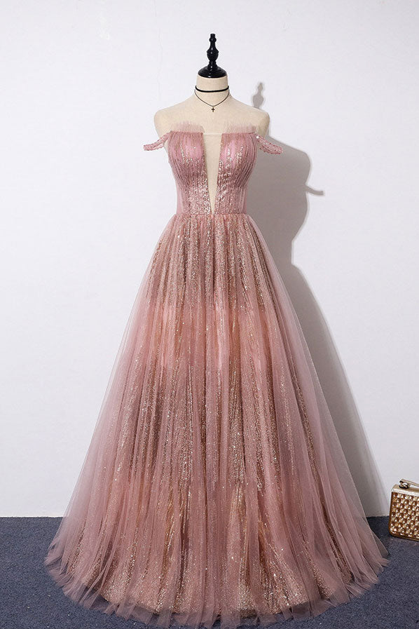 Blue tulle long prom dress blue tulle formal dress