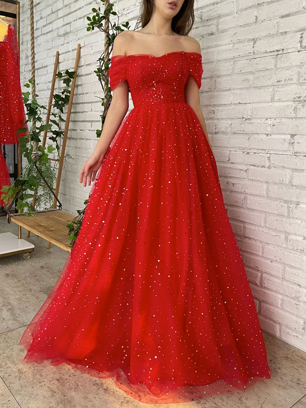 Aline Burgundy Long Prom Dress, Off Shoulder Burgundy Graduation Dress dresstby Aline Burgundy Long Prom Dress, Off Shoulder Burgundy Graduation Dress dresstby