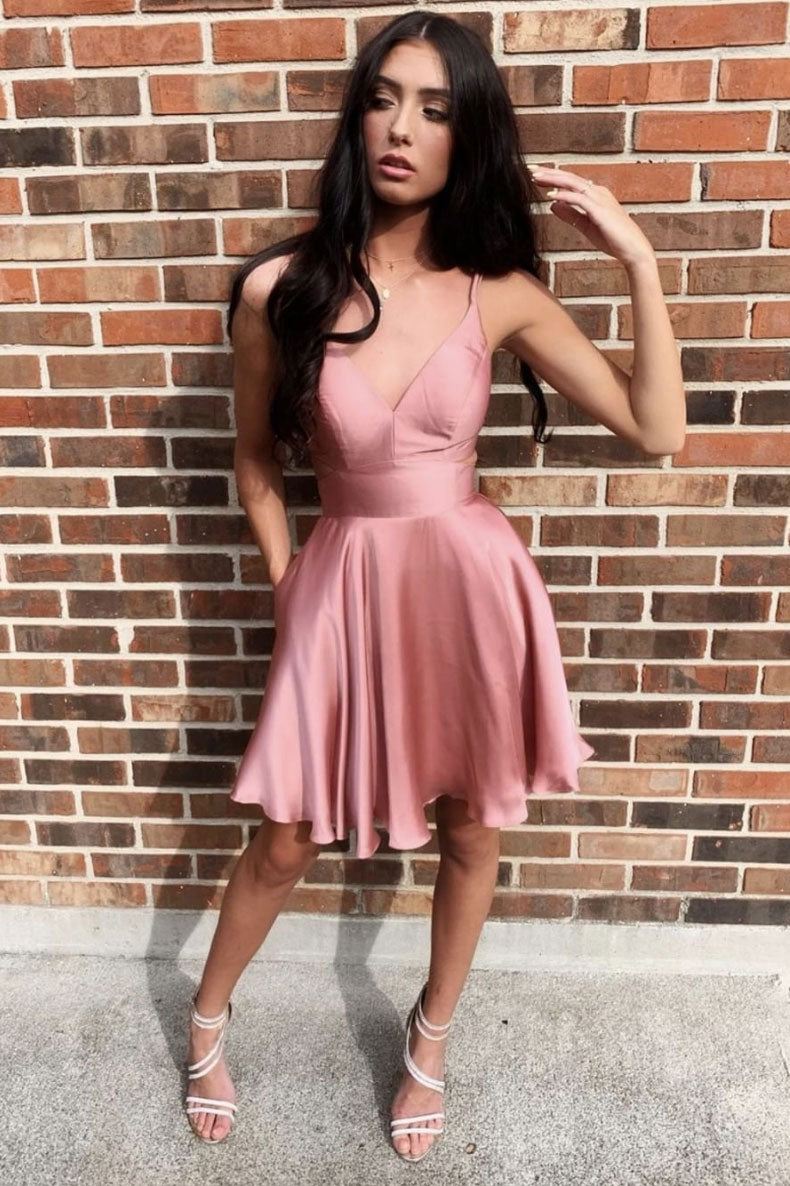 simple short pink dress Thats So Fetch | Arlette Mini Dress | Pink