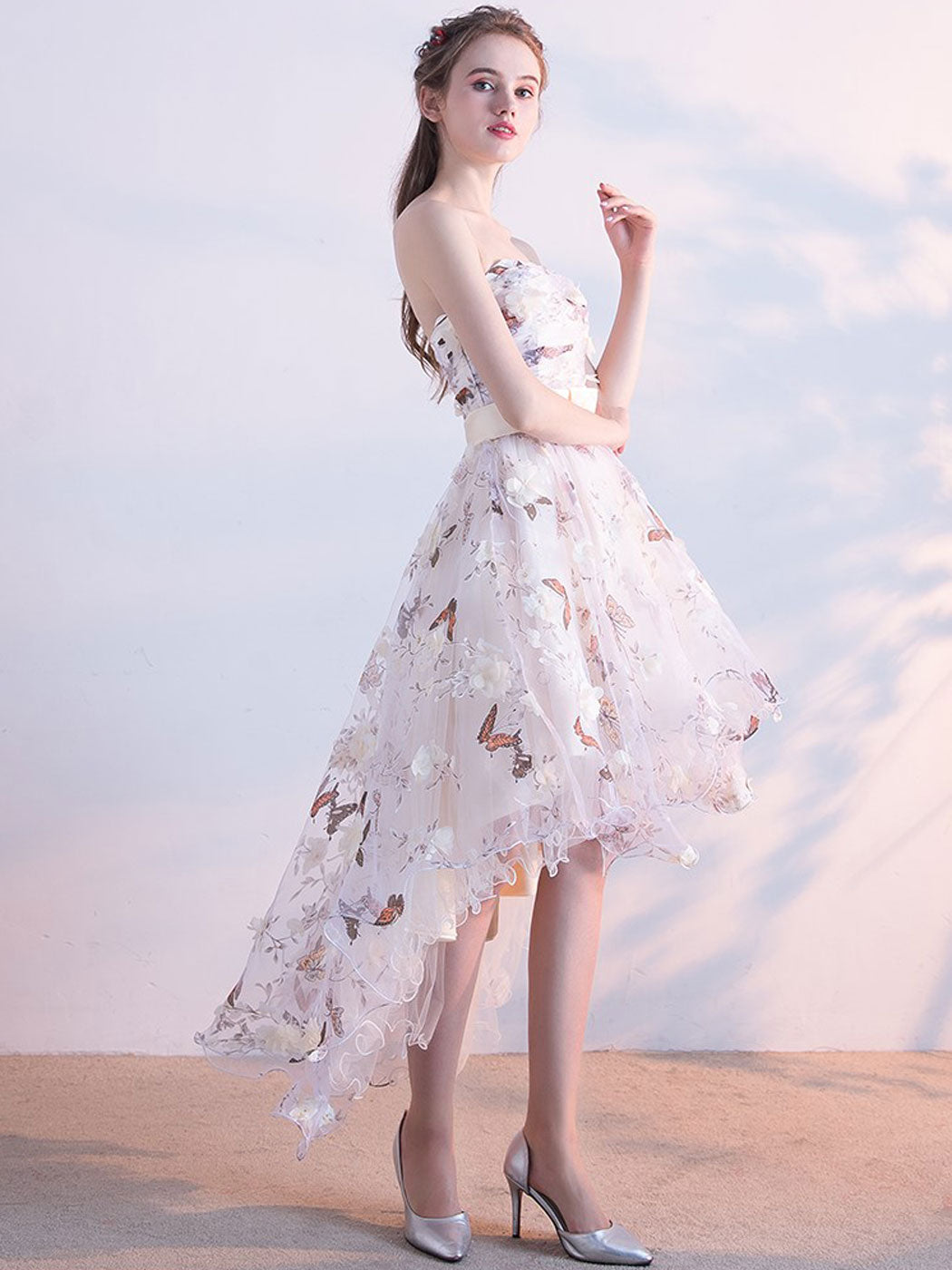 White Short Prom Dresses, Mini White Homecoming Dresses