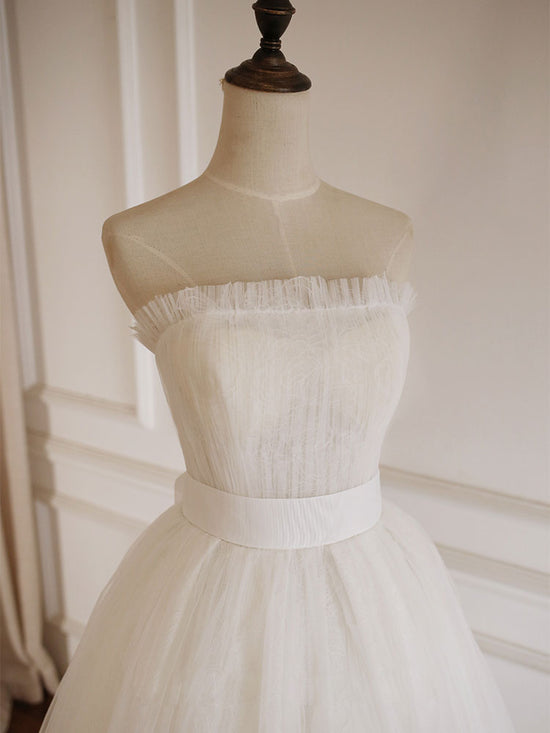 a line evening dresses formal white prom dresses ,DS3987 main image 1