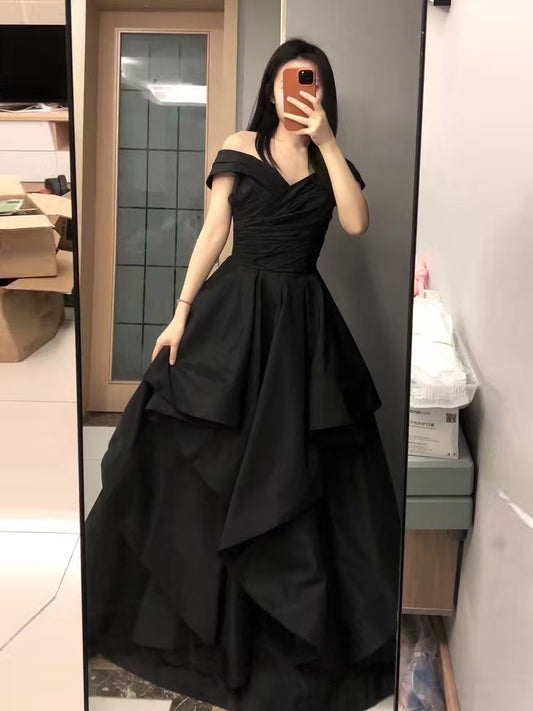 Black Prom Dresses, Black long prom dress, Black homecoming dress dresstby Black Prom Dresses, Black long prom dress, Black homecoming dress dresstby