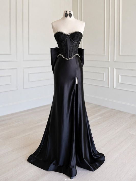 long black homecoming dress Long Sleeve Black Homecoming Dresses Mini Short Red Prom Dress ARD1733