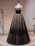 Black Lace Formal Evening Dress