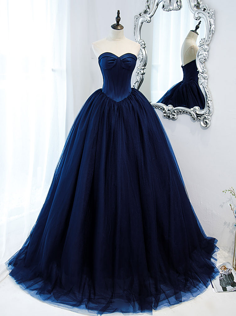Dark Blue Formal Evening Dresses
