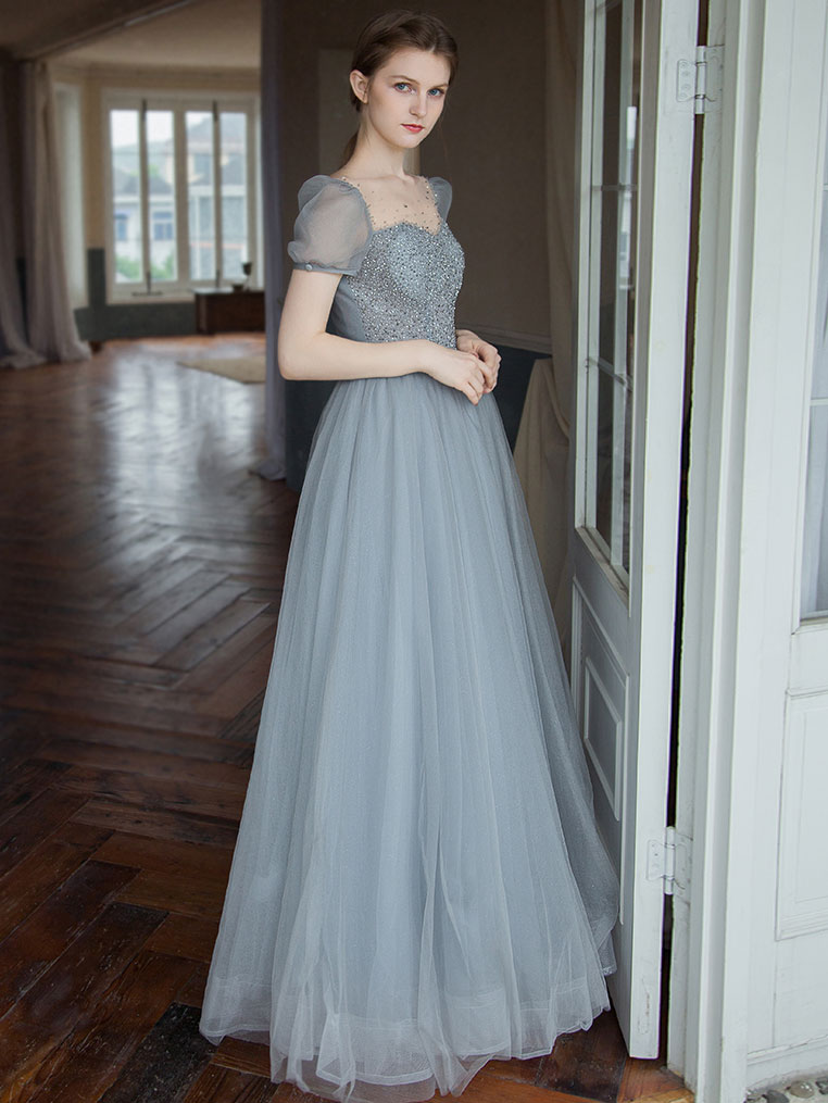 Gray Sweet 16 Dresses