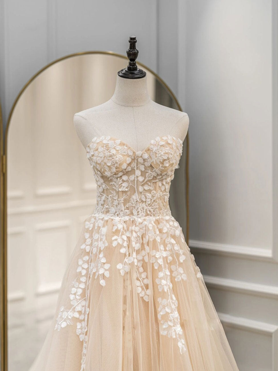 Champagne Gold White And Gold Graduation Dress Champagne Sequin One Shoulder Cutout Slit Custom Prom Gown Champagne Gold White And Gold Graduation Dress Champagne Sequin One Shoulder Cutout Slit Custom Prom Gown