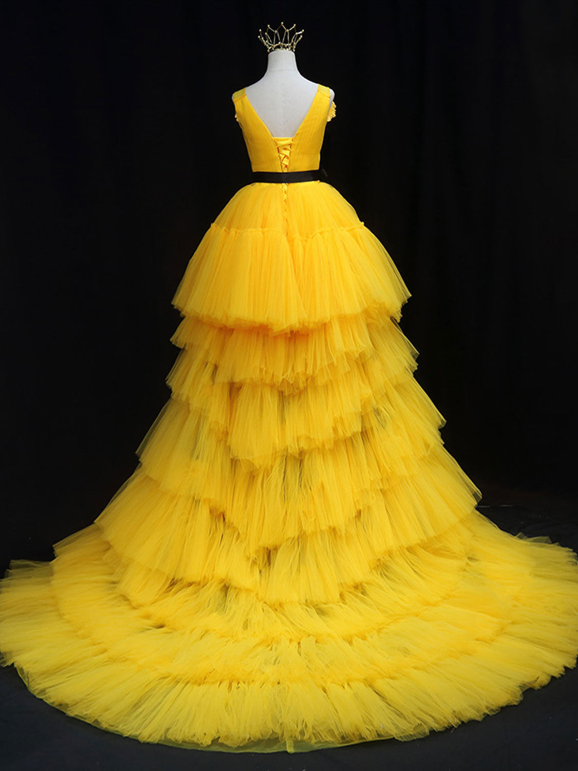 Yellow Tulle Prom Dresses, Yellow Formal Graduation Dresses dresstby Yellow Tulle Prom Dresses, Yellow Formal Graduation Dresses dresstby