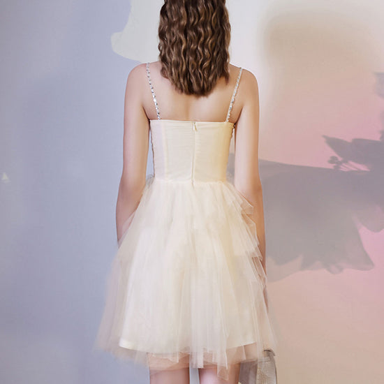 Champagne Mini/Short Prom Dresses, Champagne Homecoming Dresses dresstby Champagne Mini/Short Prom Dresses, Champagne Homecoming Dresses dresstby